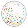 Afbeelding van Confetti Ballon Regenboog (60 cm)