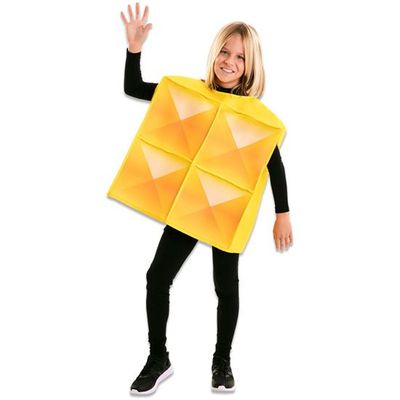 Tetris kostuum geel kind