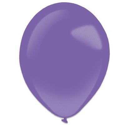 Ballonnen purple metallic (35cm) 50st