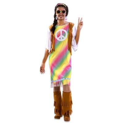 Foto van Hippie kostuum dames