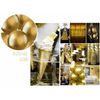 Afbeelding van Ballonnen Chrome Intense Goud (30cm) 10st