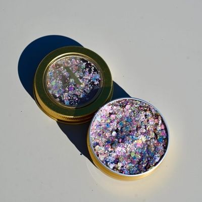 Foto van Gezichtsglitter Pastel