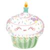 Afbeelding van Folieballon Cupcake (91cm)