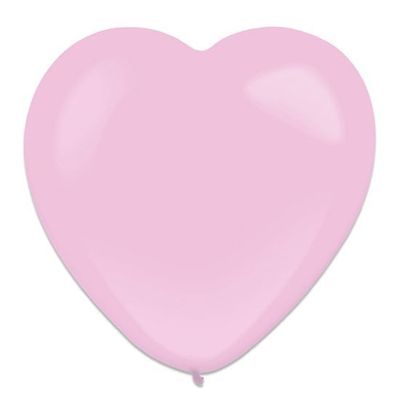 Hartballon pretty pink (30cm) 50st