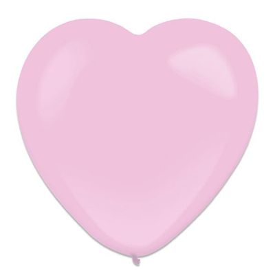 Foto van Hartballon pretty pink (30cm) 50st