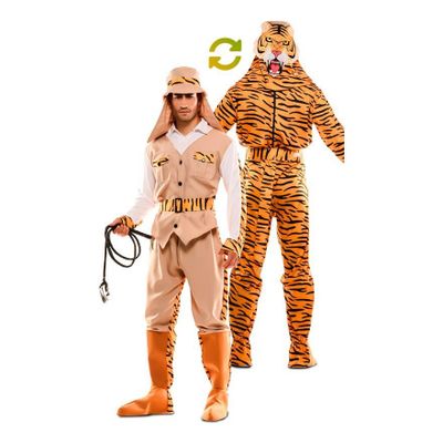 Foto van Double fun! Jager en tijger kostuum