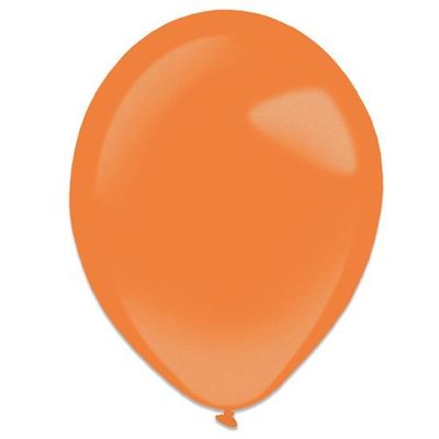 Ballonnen tangerine metallic (28cm) 50st