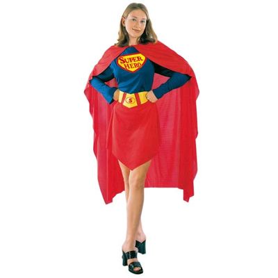 Superheld vrouw kostuum