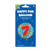 Afbeelding van Kleurrijke Folieballon - 7 Jaar