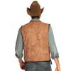 Afbeelding van Cowboy Gilet Met Koeienprint Heren