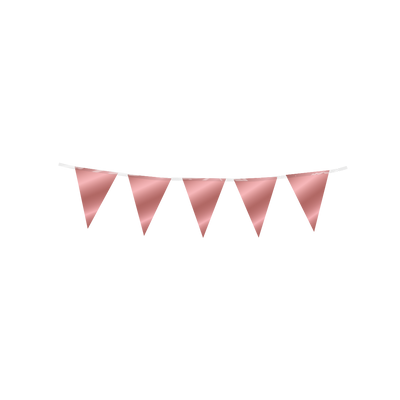 Foto van Mini Folie Vlaggenlijn Roségoud /3mtr