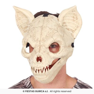 Foto van Vleermuis Masker Bewegende Mond