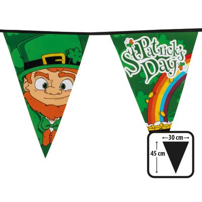 Foto van St. Patrick's day vlaggenlijn groot
