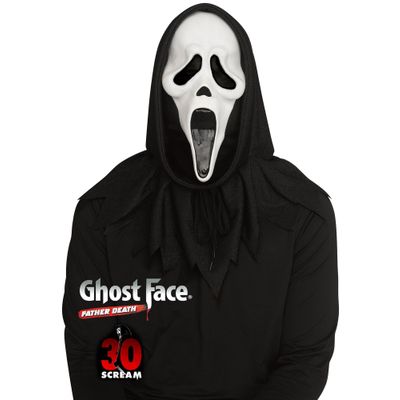 Foto van Ghost Face® Scream Masker 30th Anniversary Foto van Ghost Face® Scream Masker 30th Anniversary
