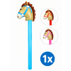 Afbeelding van Opblaas Hobbyhorse Stokpaardje 118cm – 1 Stuk