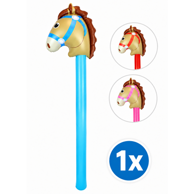 Foto van Opblaas Hobbyhorse Stokpaardje 118cm – 1 Stuk