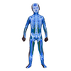 Afbeelding van X-ray skeletten jumpsuit blauw