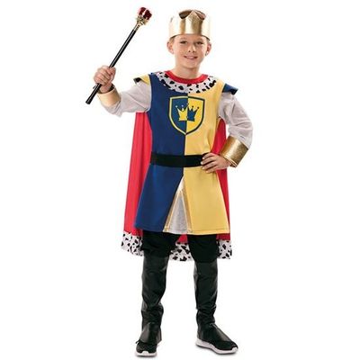Foto van Middeleeuwse koning kostuum kind