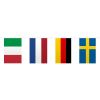 Afbeelding van Vlaggenlijn Europa Vierkant /10mtr