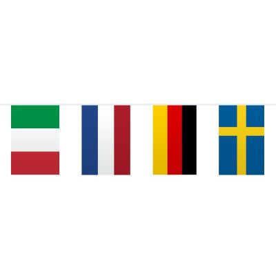 Vlaggenlijn Europa Vierkant /10mtr