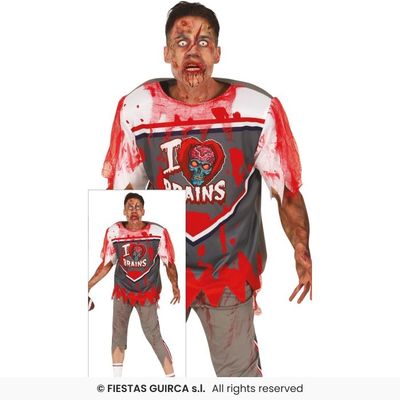 Foto van Zombie Rugby kostuum
