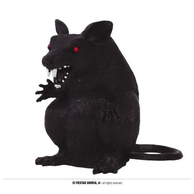 Foto van Halloween zwarte rat