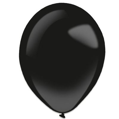 Foto van Ballonnen jet black (28cm) 50st