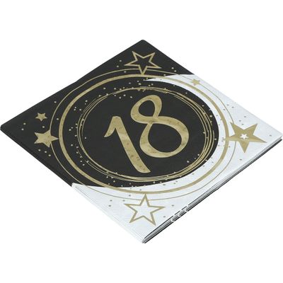 Foto van Servetten Clasy 18 jaar