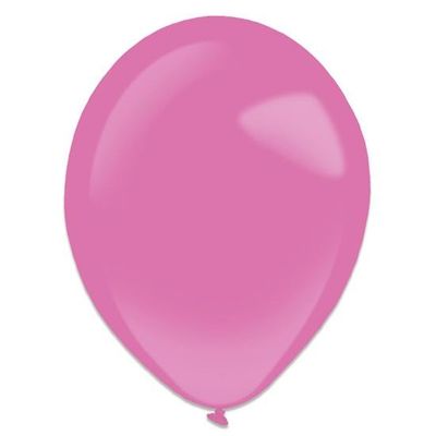 Foto van Ballonnen hot pink (35cm) 50st