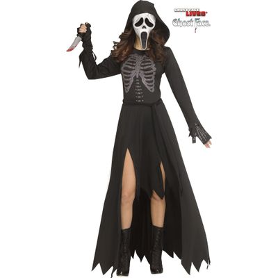 Foto van Ghost Face® Skeleten Jurk Dames Foto van Ghost Face® Skeleten Jurk Dames