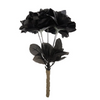 Afbeelding van Boeket Zwarte rozen