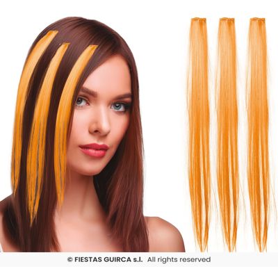 Foto van Oranje Haar Extensions