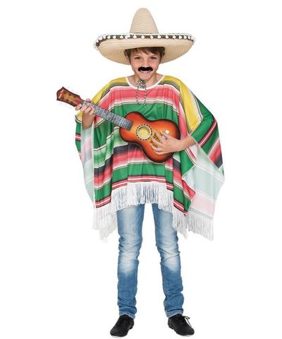 Mexicaanse poncho kind