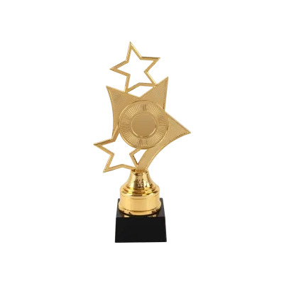 Foto van Trofee Goud Sterren Zwarte Voet