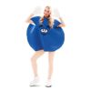 Afbeelding van M&M pak blauw volwassen maat