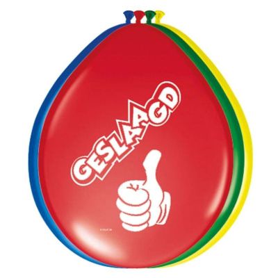 Foto van Ballonnen Geslaagd (8 stuks)