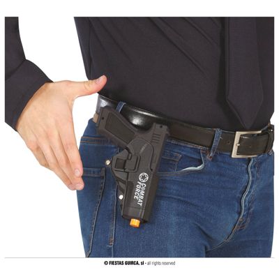 Foto van Pistool Zwart met holster