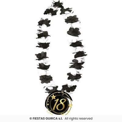 Foto van Krans Zwart Wit 18 jaar