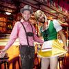 Afbeelding van Lederhosen leer - donker bruin LANG