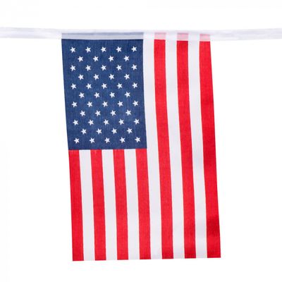Foto van America vlaggenlijn