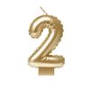 Afbeelding van Foil balloon candle gold - 2