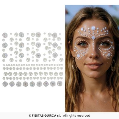 Foto van Face Jewels Steentjes Parels