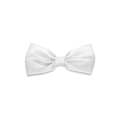Vlinderdas 13,5 cm wit