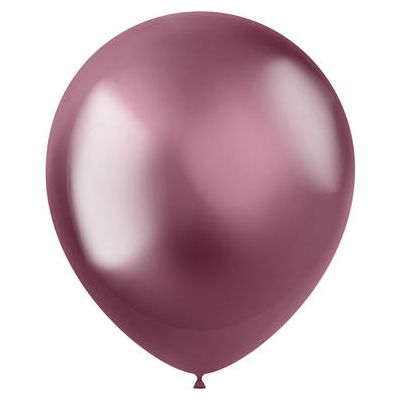 Foto van Ballonnen Chrome Intense Roze (30cm) 10st