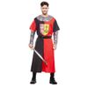 Afbeelding van Middeleeuwse ridder kostuum - rood