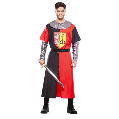 Foto van Middeleeuwse ridder kostuum - rood
