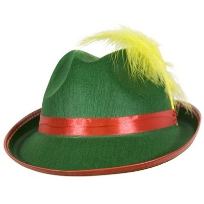 Tiroler hoedje kind - groen