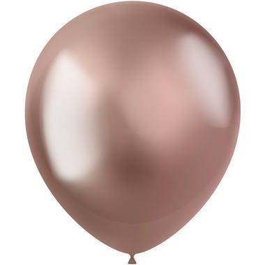 Ballonnen Chrome Intense Rosé Goud (30cm) 10st