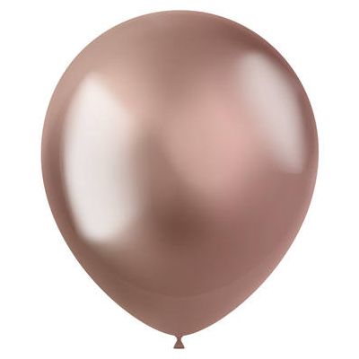 Foto van Ballonnen Chrome Intense Rosé Goud (30cm) 10st