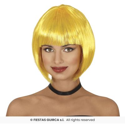 Foto van Gele Bobline Pruik